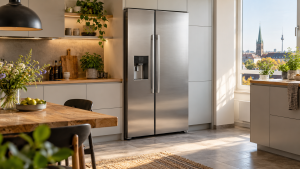 Side-by-Side-Kühlschrank in einer Dortmunder Küche