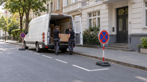 Halteverbotszone für einen Umzug in Dortmund